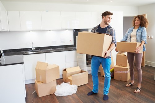 Removal van service for home moves in Harlington