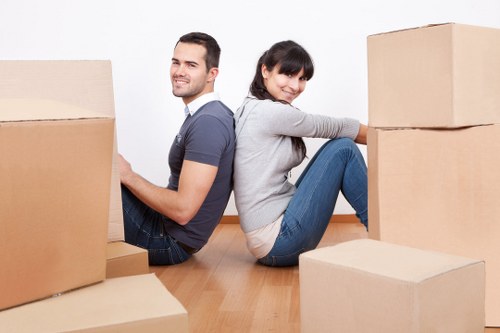 Packing and loading service for a home move in Harlington