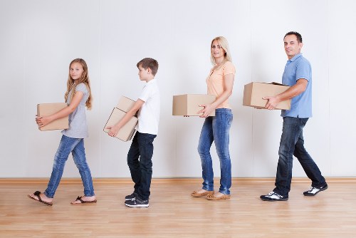 Local van service handling boxes and household items in Harlington
